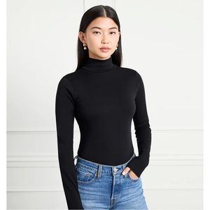 NWT Hill House The Luna Bodysuit in Black